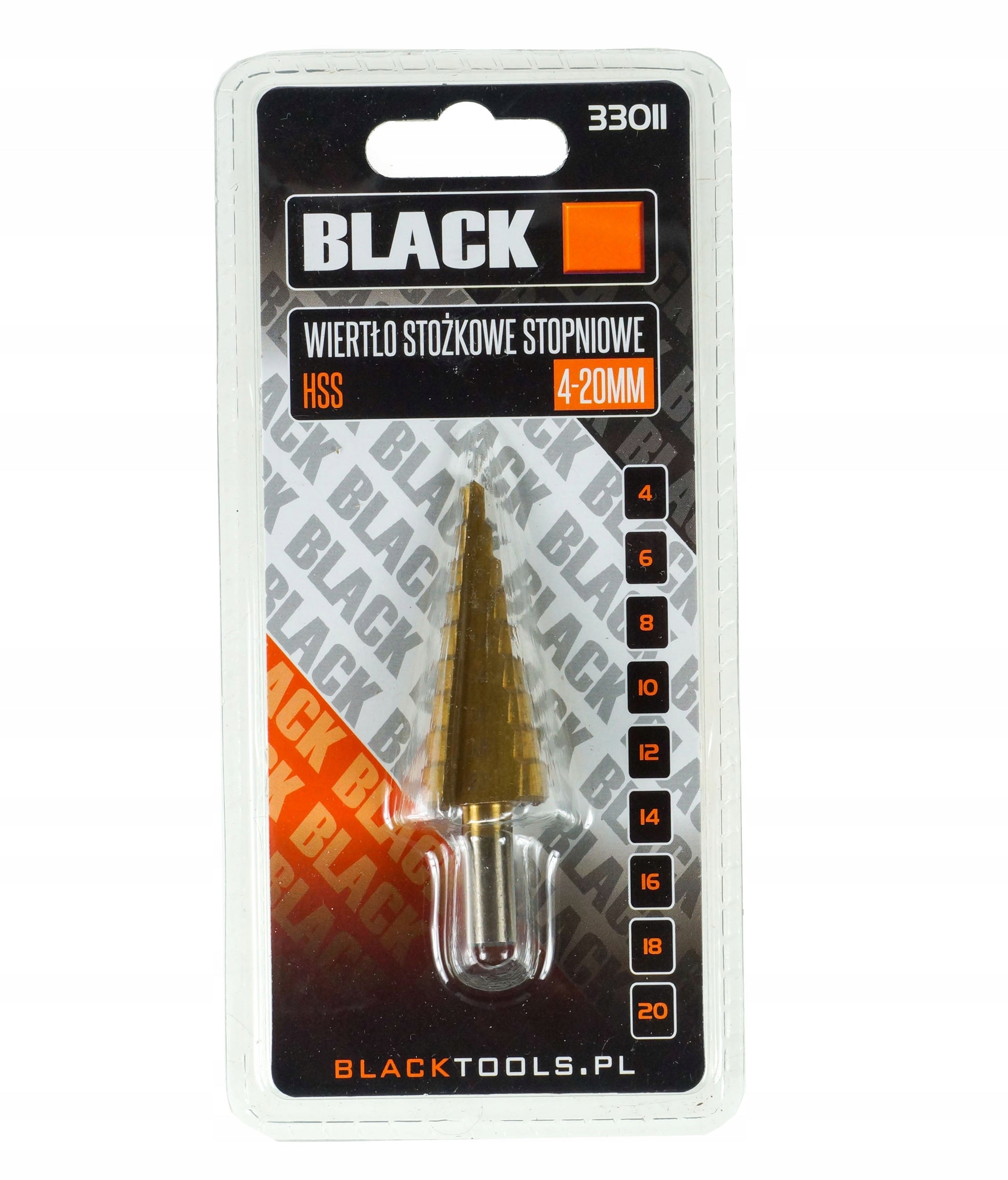 4-20MM HSS STEP CONICAL DRILL BIT FOR WOOD METAL PLASTIC SHEET METAL BLACK Drill bit type conical