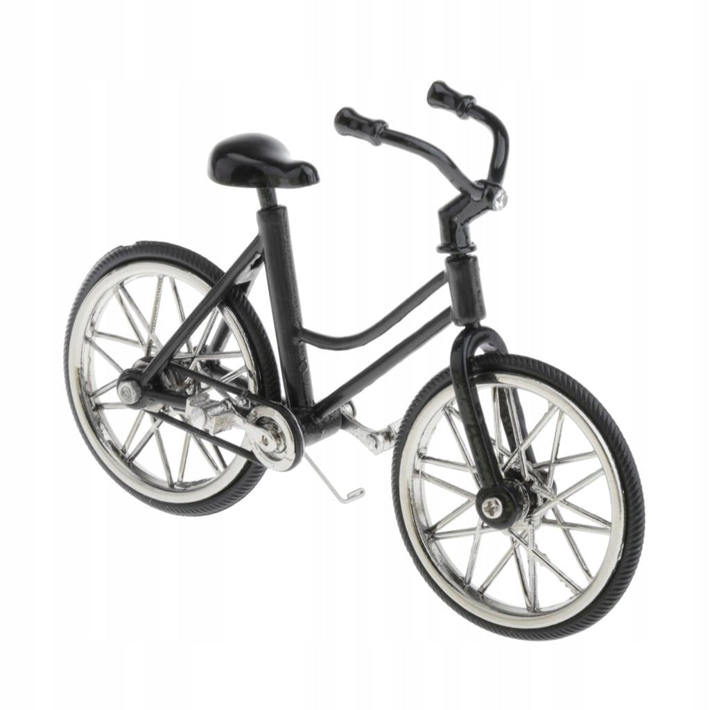 4.3" Mini Alloy Finger Bikes Mountain Bike Fixed Bicycle Model Black Brand no brand