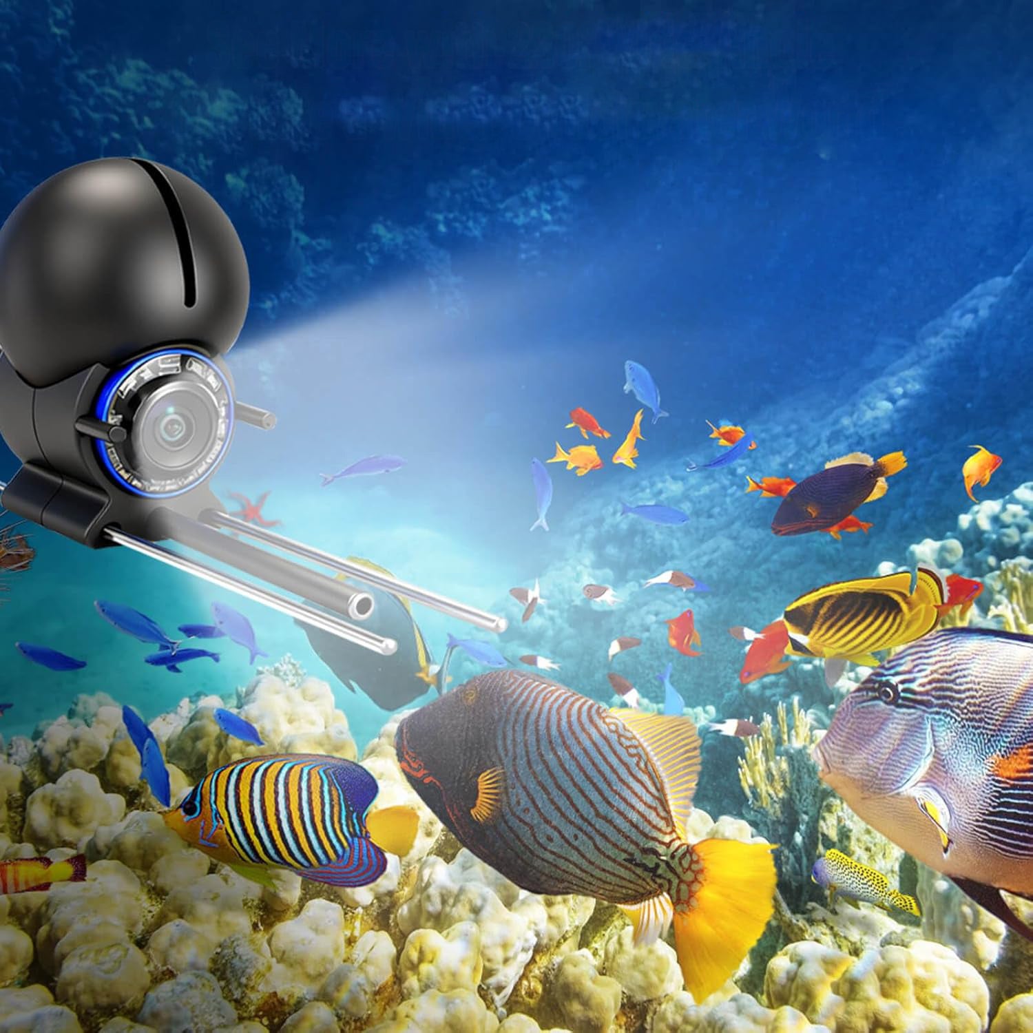 4.3" UNDERWATER FISHING CAMERA LCD MONITOR 1080P WITH 15m CABLE FISH DETECTOR Manufacturer code 05034334-1