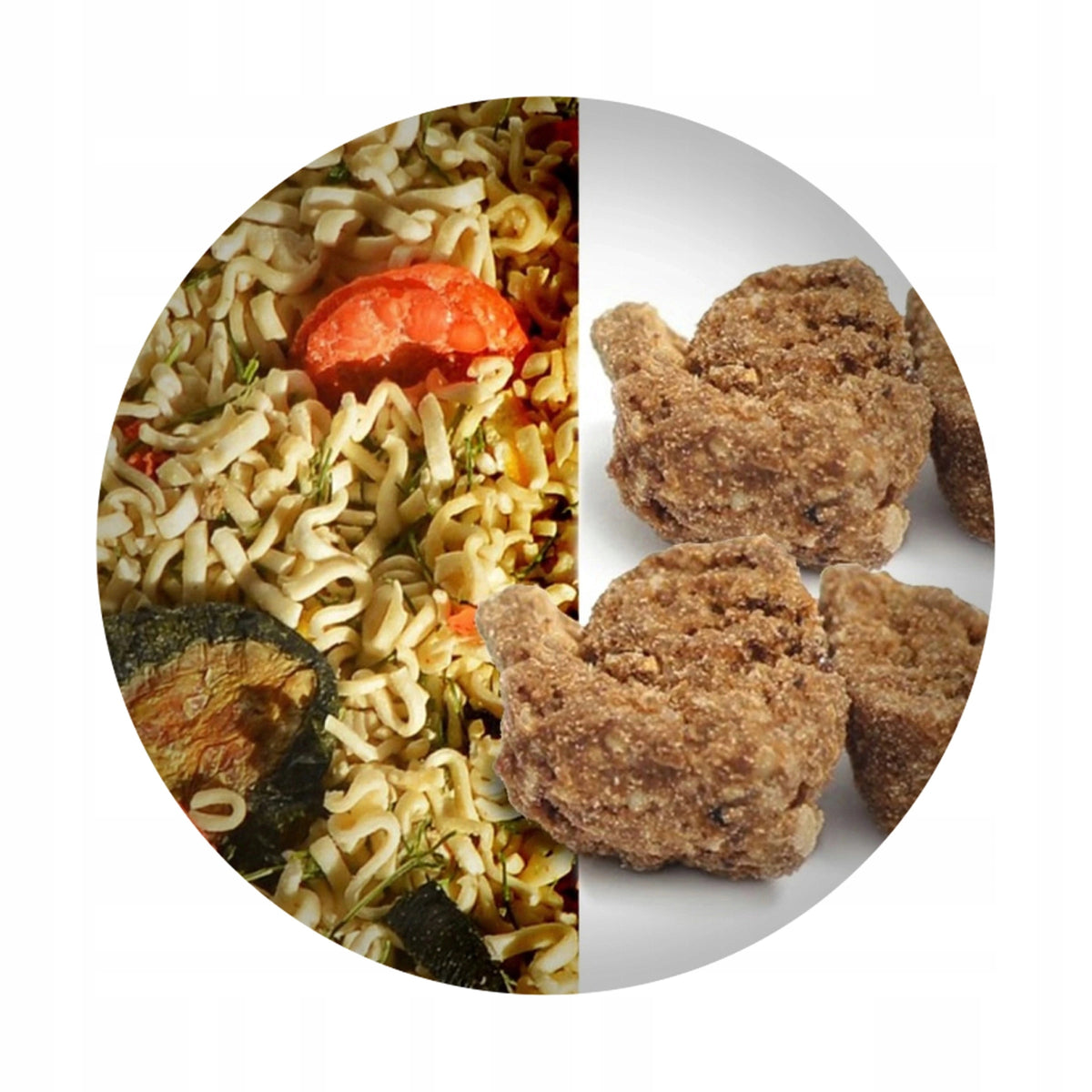 4,5kg Instant Pasta MEAT BITES with Vegetables Dry Instant Food