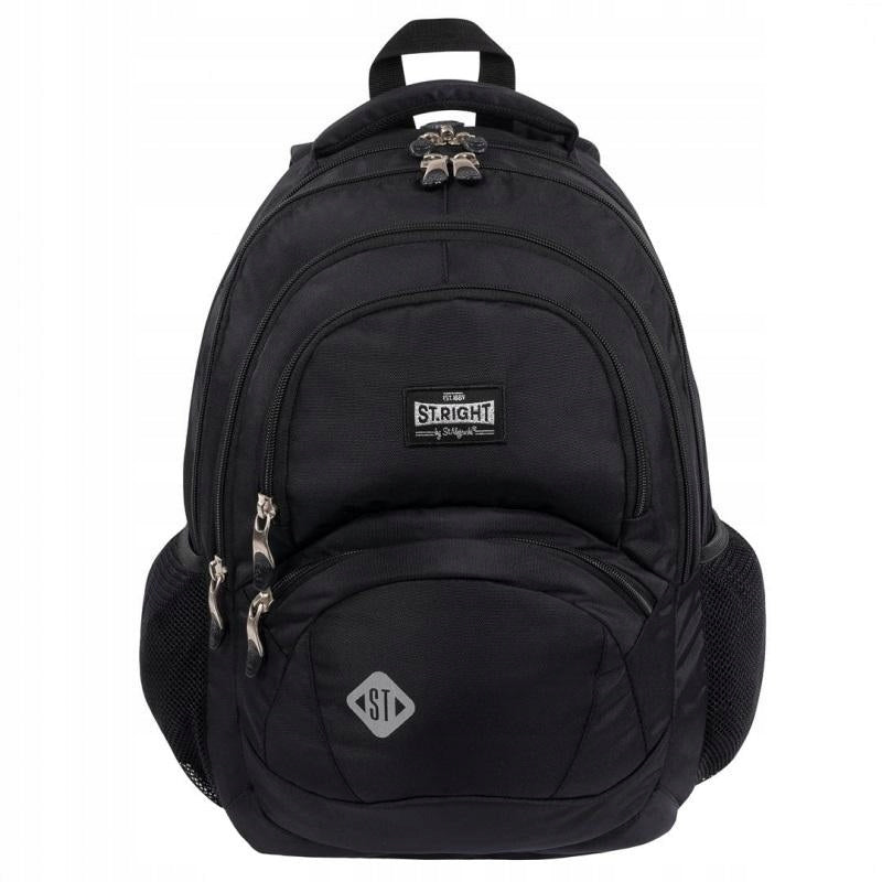 4-CHAMBER BLACK VINTAGE BACKPACK