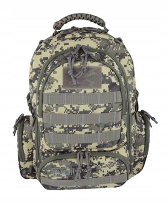 4-CHAMBER MILITARY GREY DIGITAL CAMO BACKPACK