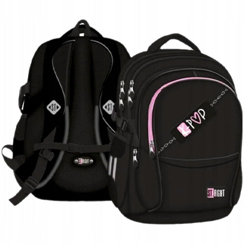 4-CHAMBER SCHOOL BACKPACK STRIGHT BP-01 PINK K-POP Manufacturer code 5477