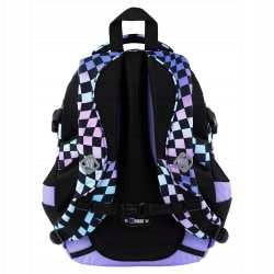 4-CHAMBER SCHOOL BACKPACK STRIGHT BP-01 WAVY CHEESBOARD Brand St. Majewski