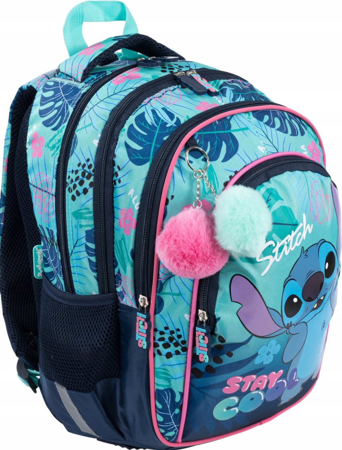 4-CHAMBER SCHOOL SATCHEL BACKPACK FOR GIRLS STITCH STAY COOL Manufacturer code BPL58