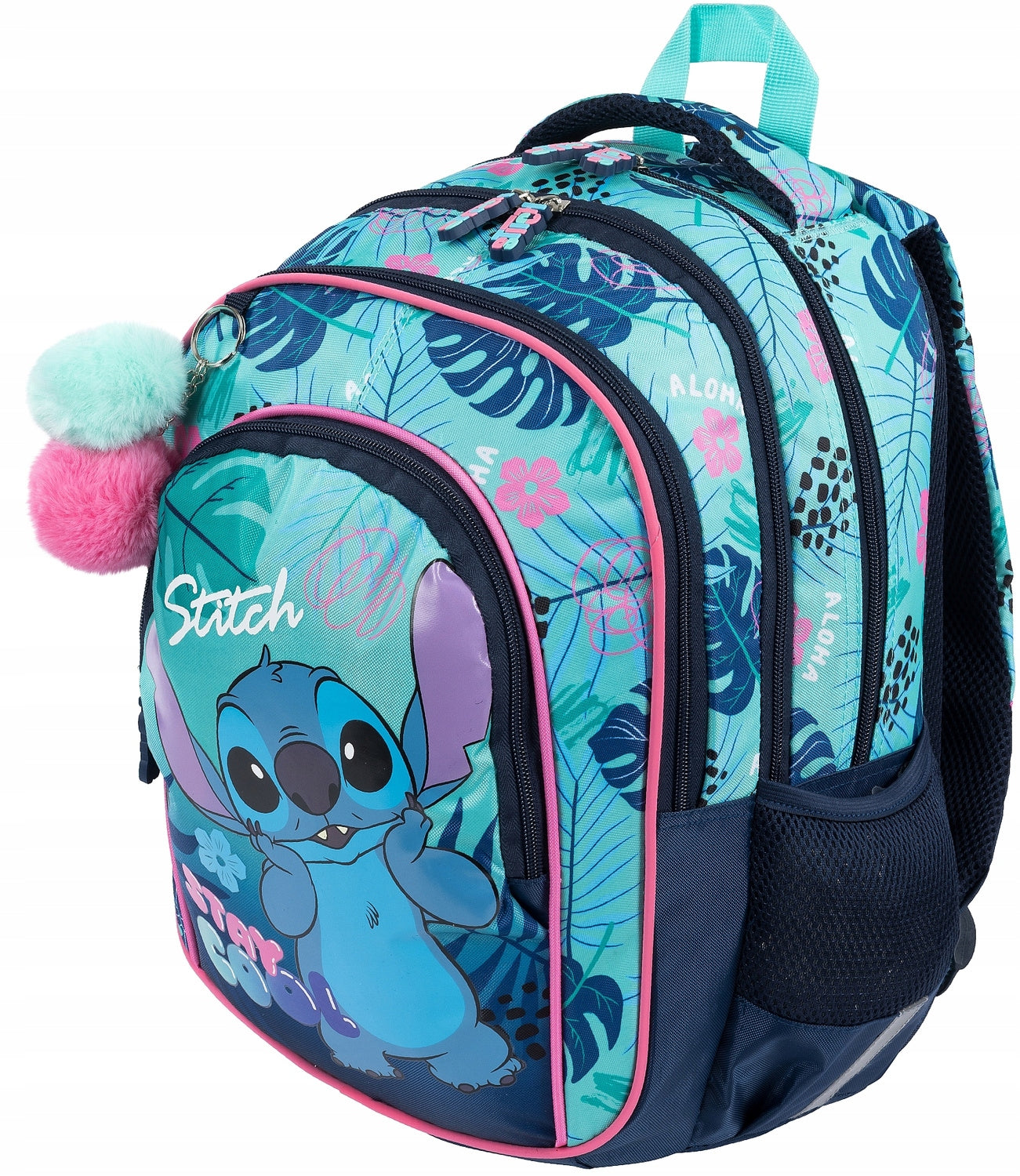 4-CHAMBER SCHOOL SATCHEL BACKPACK FOR GIRLS STITCH STAY COOL Packaging status original