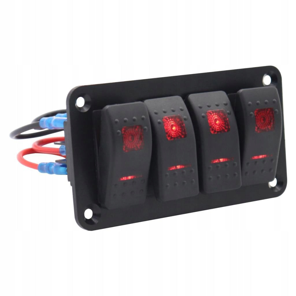 4 Groups Rocker Switch Panel Manufacturer no brand