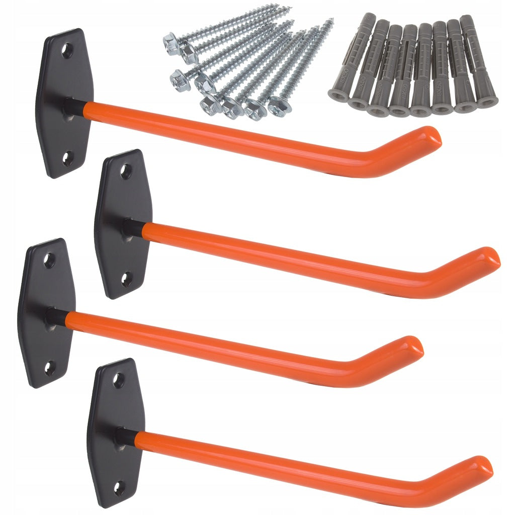 4 HANGERS STEEL WHEEL HOLDERS TIRE SET BICYCLE TOOLS 60kg Packaging status original