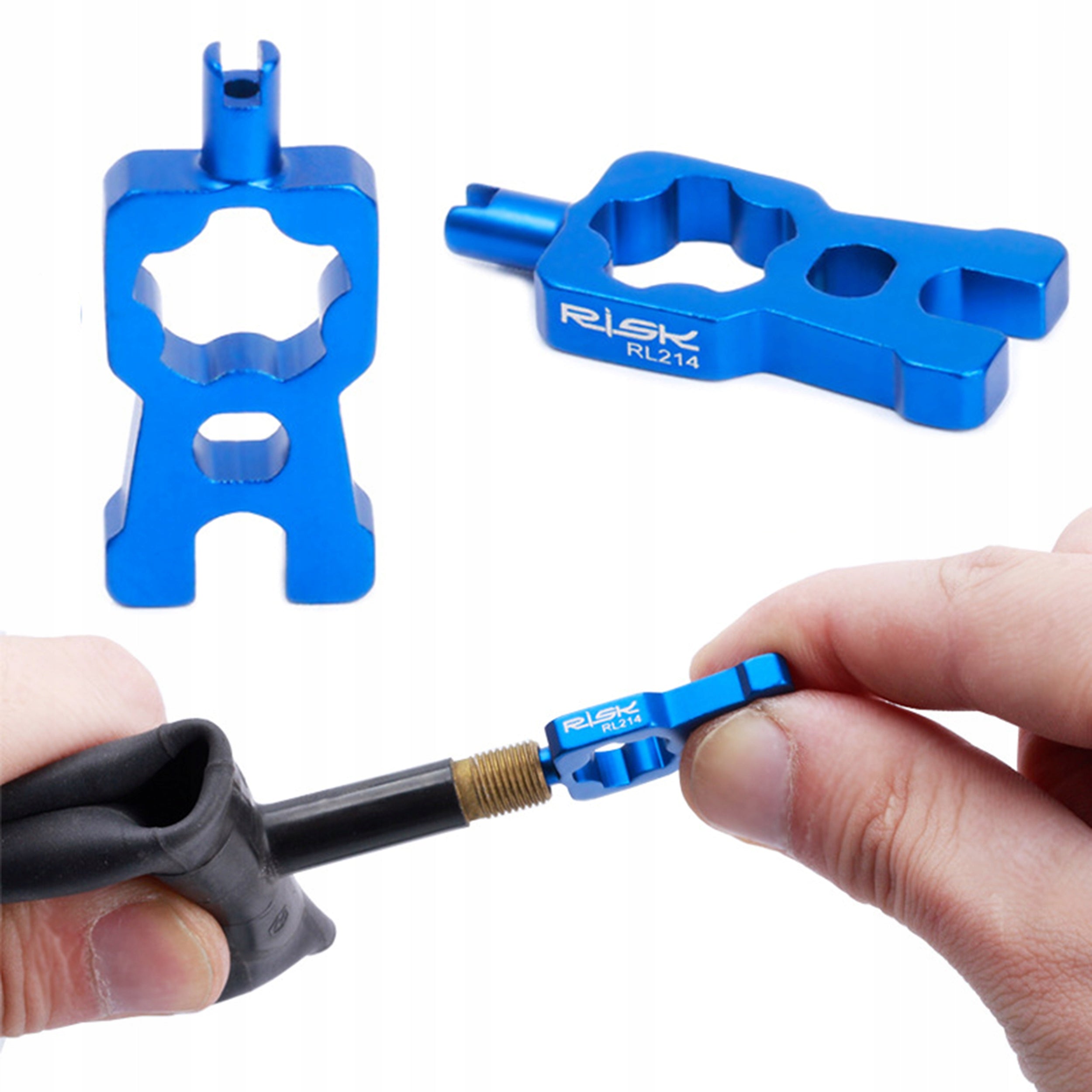 4-IN-1 BICYCLE VALVE WRENCH PRESTA FV SCHRADER AV VALVE REMOVAL TOOL Manufacturer code Rdzeń zaworu-4w1