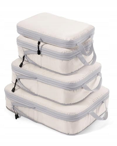 4-IN-1 COMPRESSION PACKS TRAVEL SUITCASE ORGANIZER WITH FOR ORGANIZATION Packaging status original