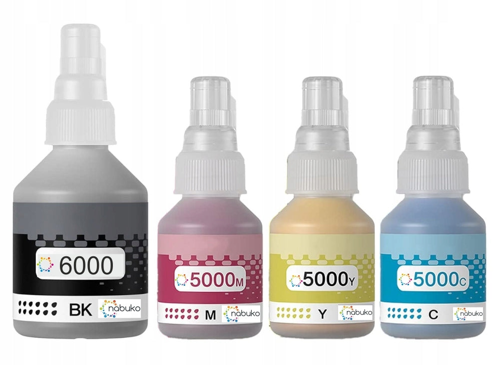 4 INK FOR BROTHER MFC-T910DW BT6000 BT5000 SET