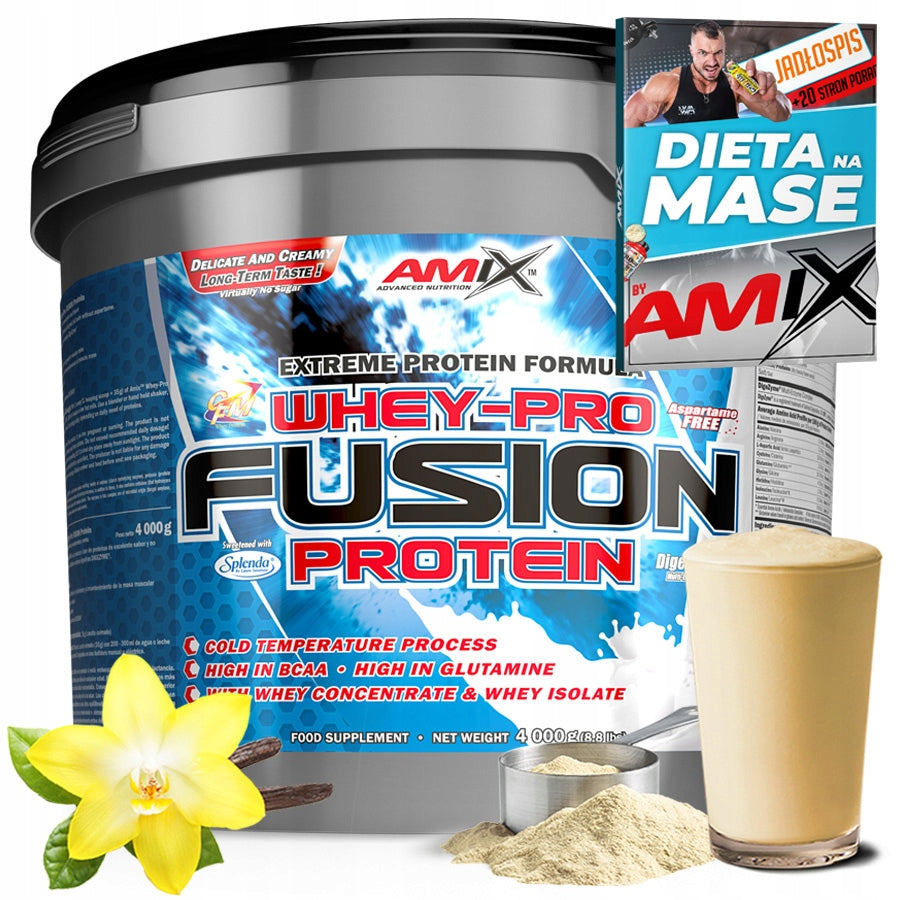 4 KG PROTEIN WPC Isolate, Concenrate - Mixture - Large Pack Amix Fusion