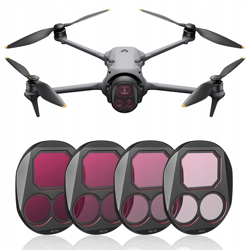 4 PACK ND FILTERS ND8/16/32/64 FOR MAVIC 4 PRO DRONE ALUMINUM FRAME FILTERS