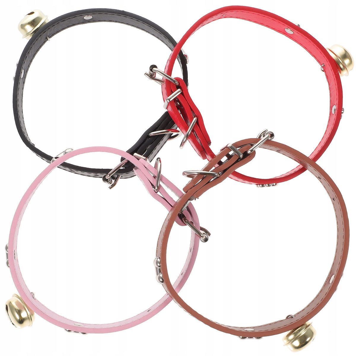 4 PCS COLLARS WITH BELLS FOR SHEEP AND GOATS, ANTI-FATAL