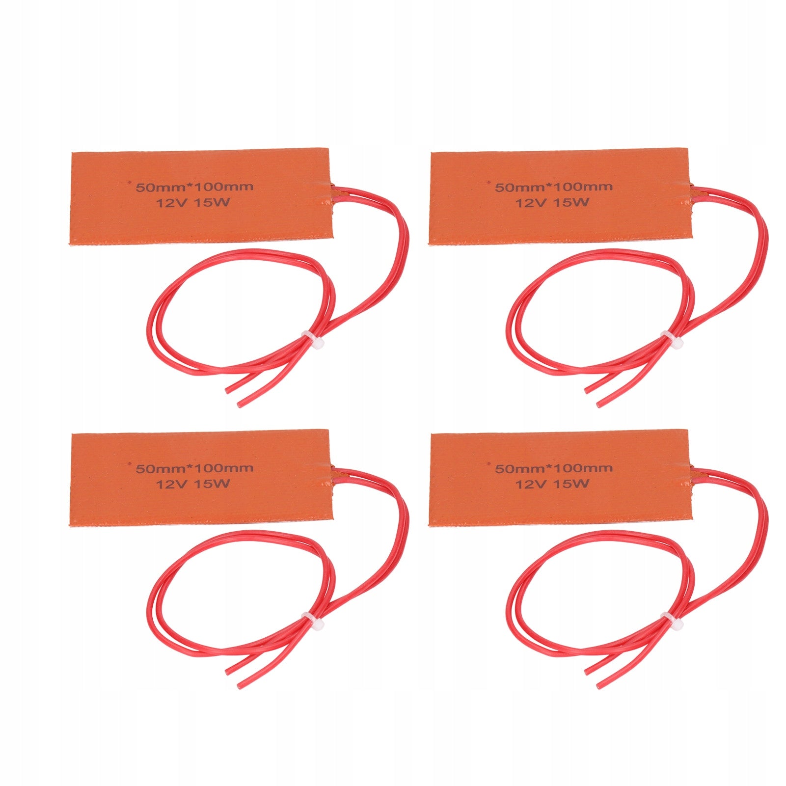 4 PCS SILICONE RUBBER HEATING PAD Packaging status original