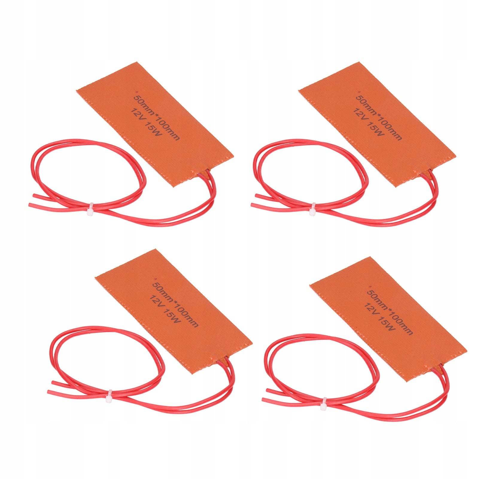 4 PCS SILICONE RUBBER HEATING PAD