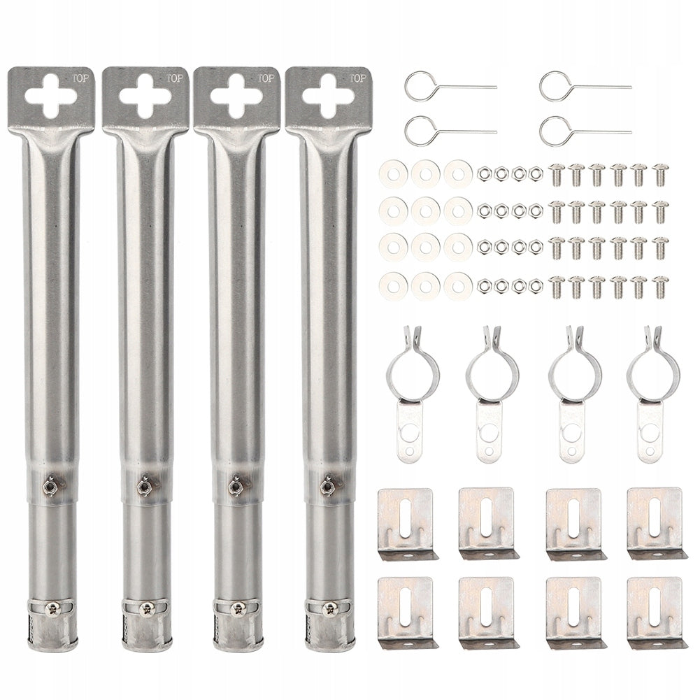 4 PCS TELESCOPIC GRILL PIPE BURNERS