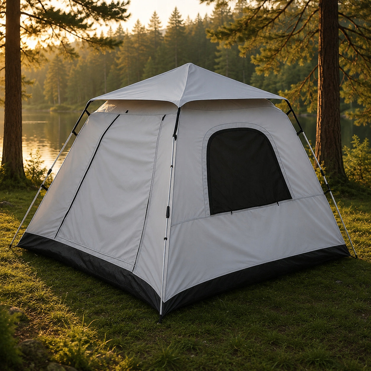 4 PERSON SELF-DECOMPOSING AUTOMATIC CAMPING TENT Kind travel