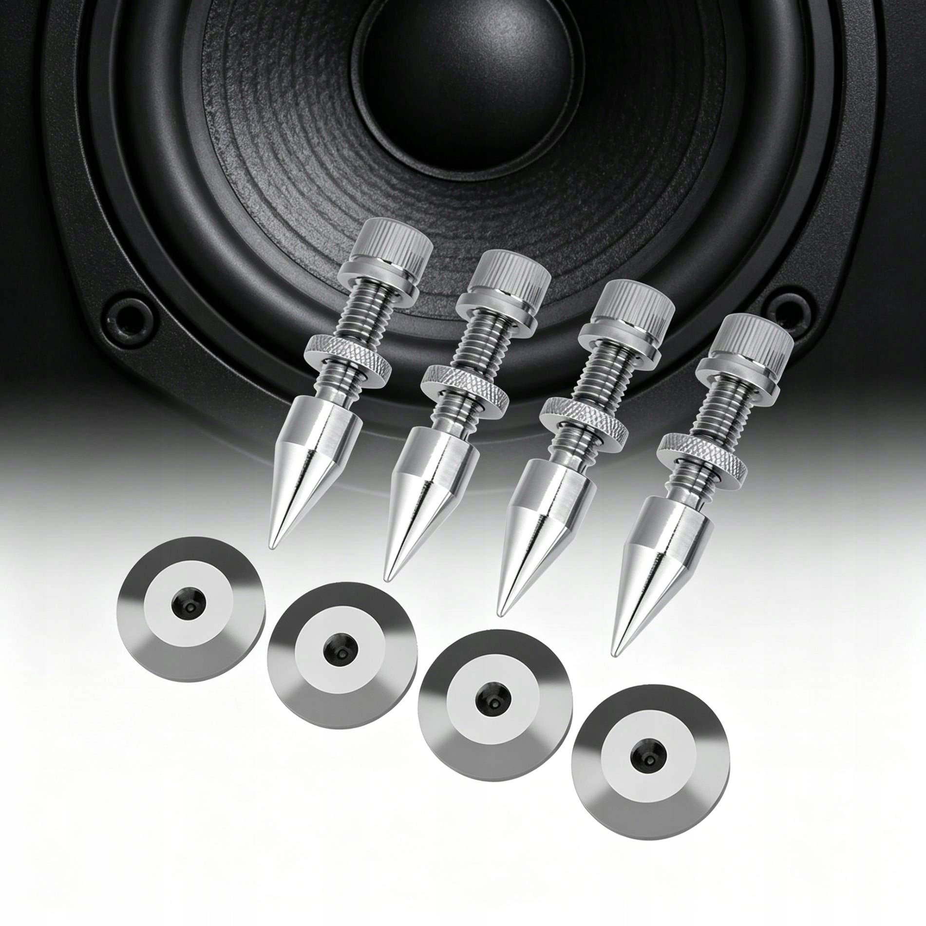 4 PIECES INSULATION SPIKES FOR SPEAKERS, AUDIO STAND BASE Manufacturer code XD02970