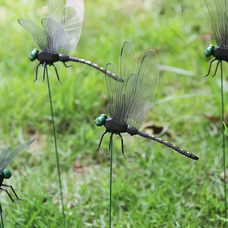 4 Pcs Dragonfly Clip Deterrent False Dragonfly Ornament Fly Yellow Black Manufacturer code 6979905255966
