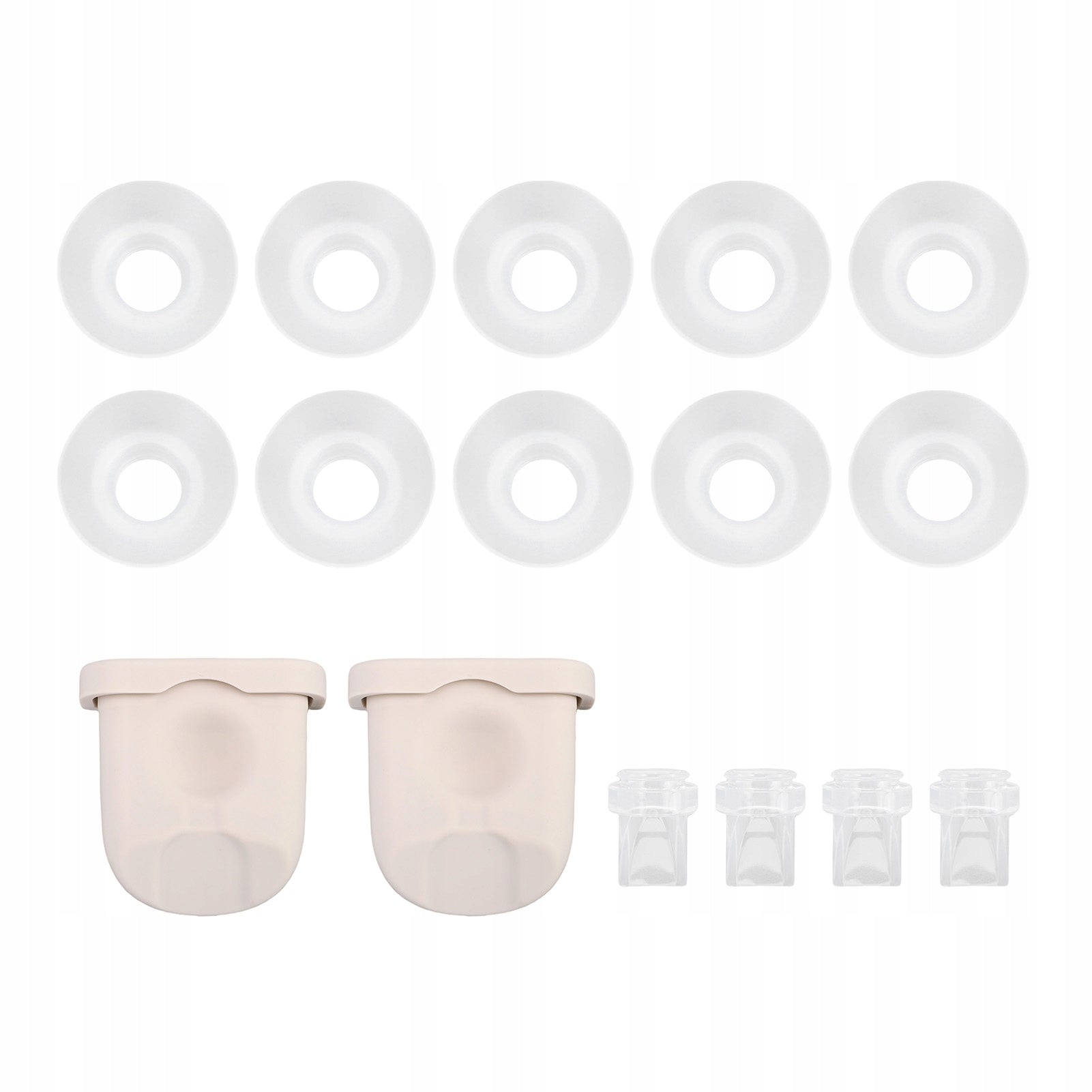 4 Pcs Duck Beak Valves 10 Pcs Flange Inserts 2 Pcs QV Membrane Medical device no