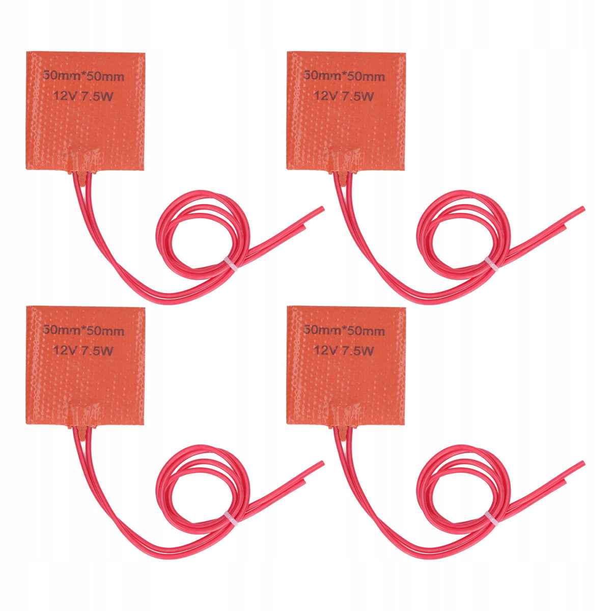 4 Pcs Heating Mat Silicone Heating Pad Heater 12V IW