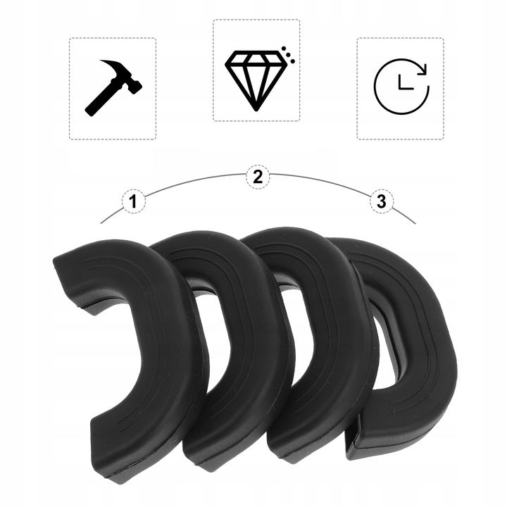 4 Pcs Silicone Pot Holder Protectors to Protect Against Burns
