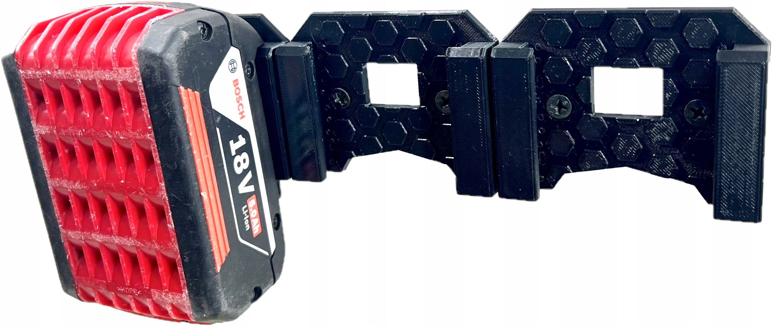 4 Pcs Wall Mount Battery Mount Bosch 18V Hanger Brand no brand
