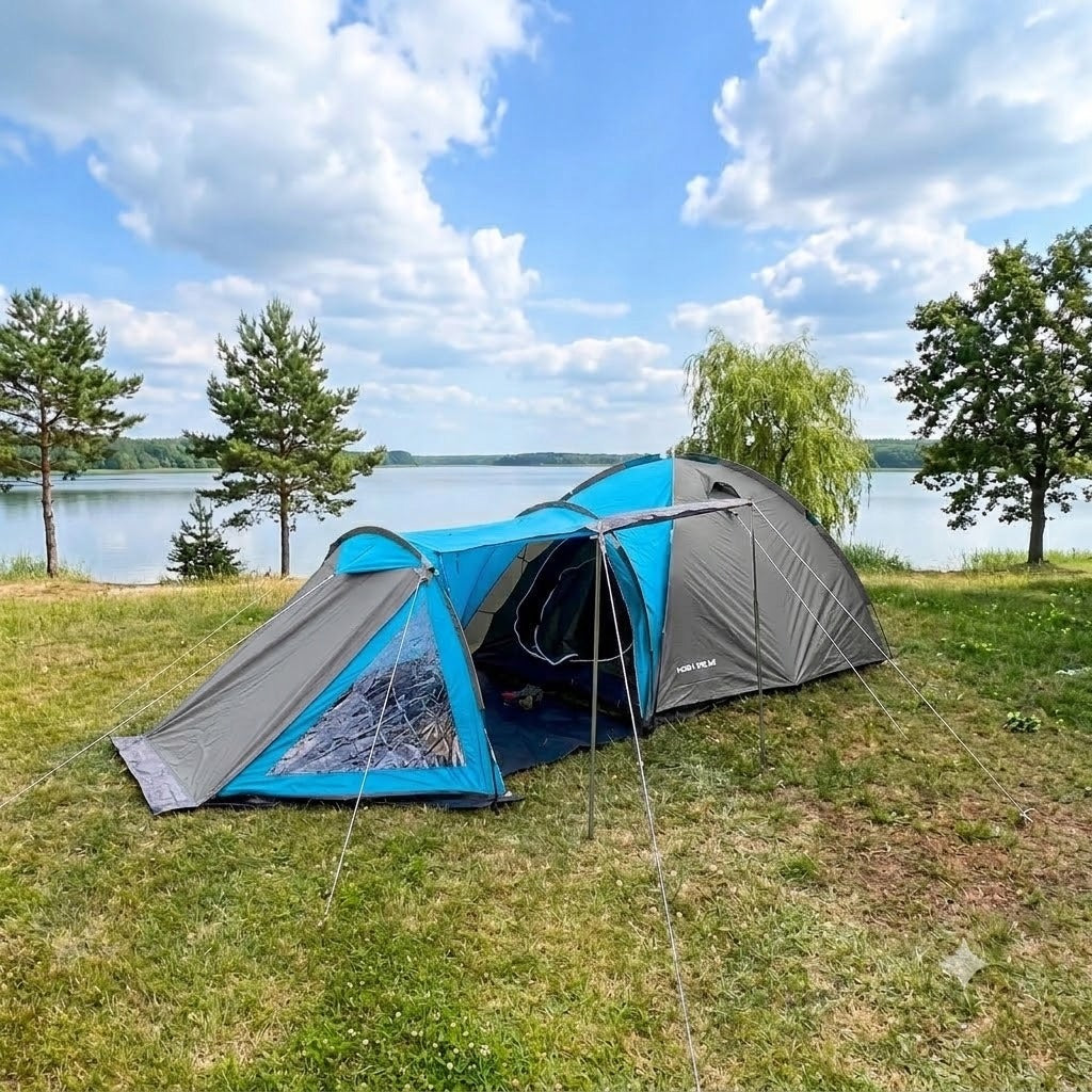 4-Person Hiking Tent Family Camping Waterproof Strong + FREEBIE Manufacturer code DTKG