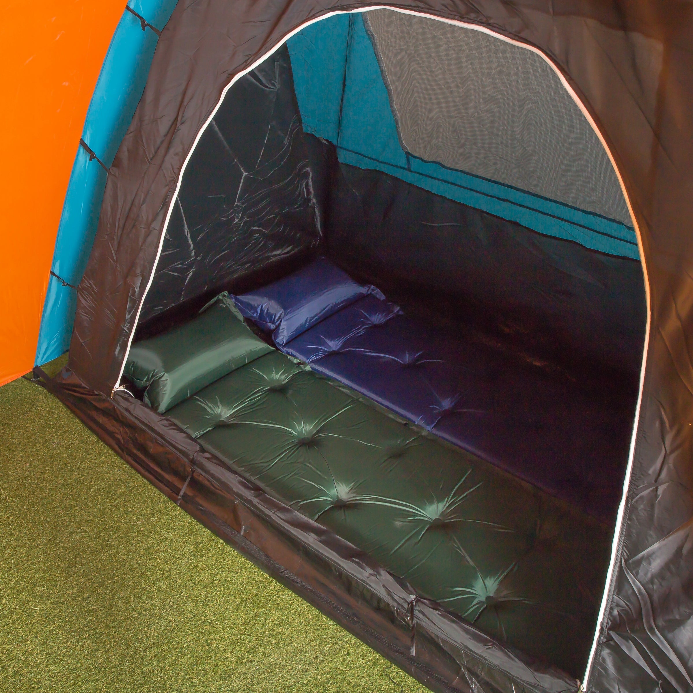 4-Person Tourist Tent with Vestibule Large Family 2 Bedrooms Model Colorado 4