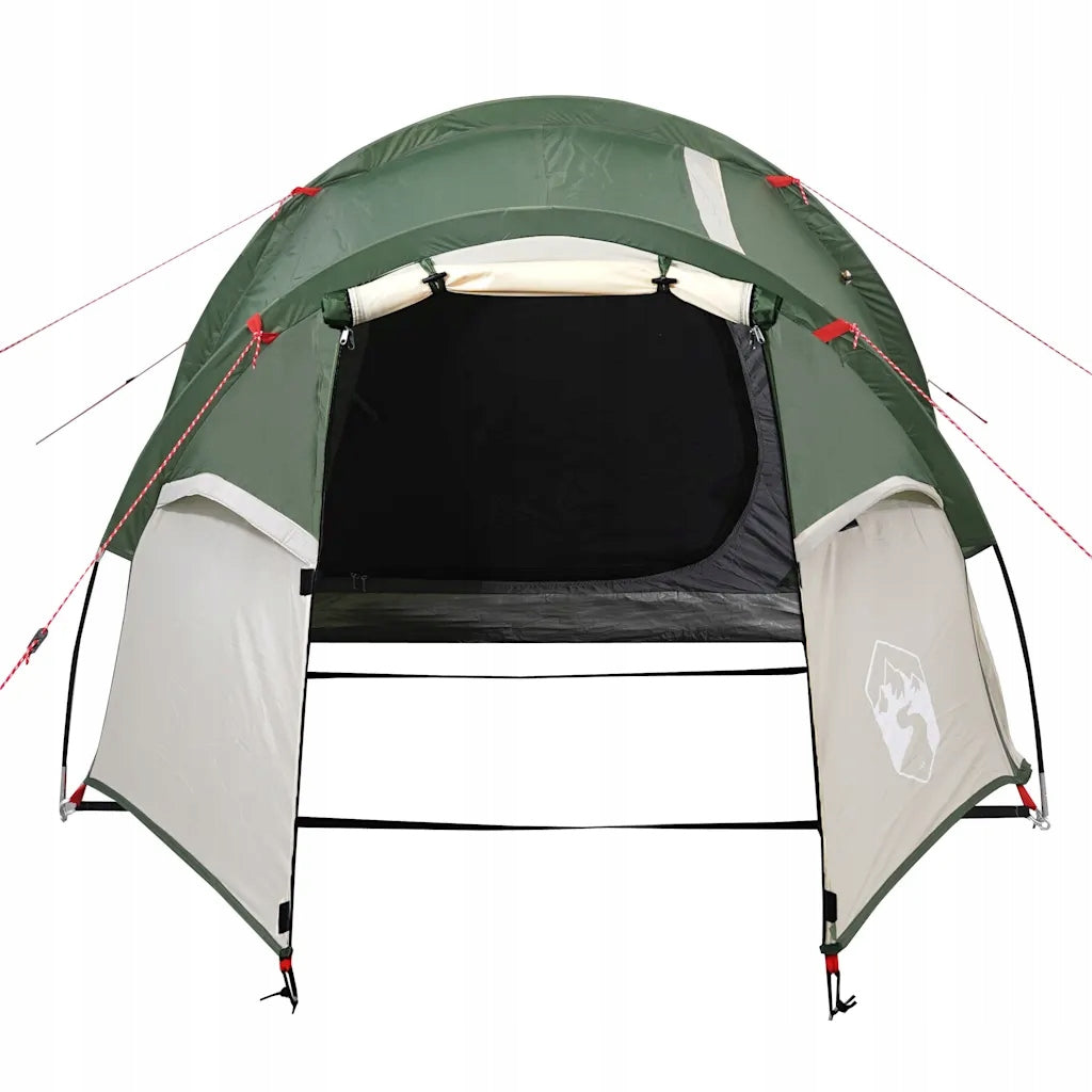 4-Person Tunnel Camping Tent with Tropical, Green Model 5906568085648