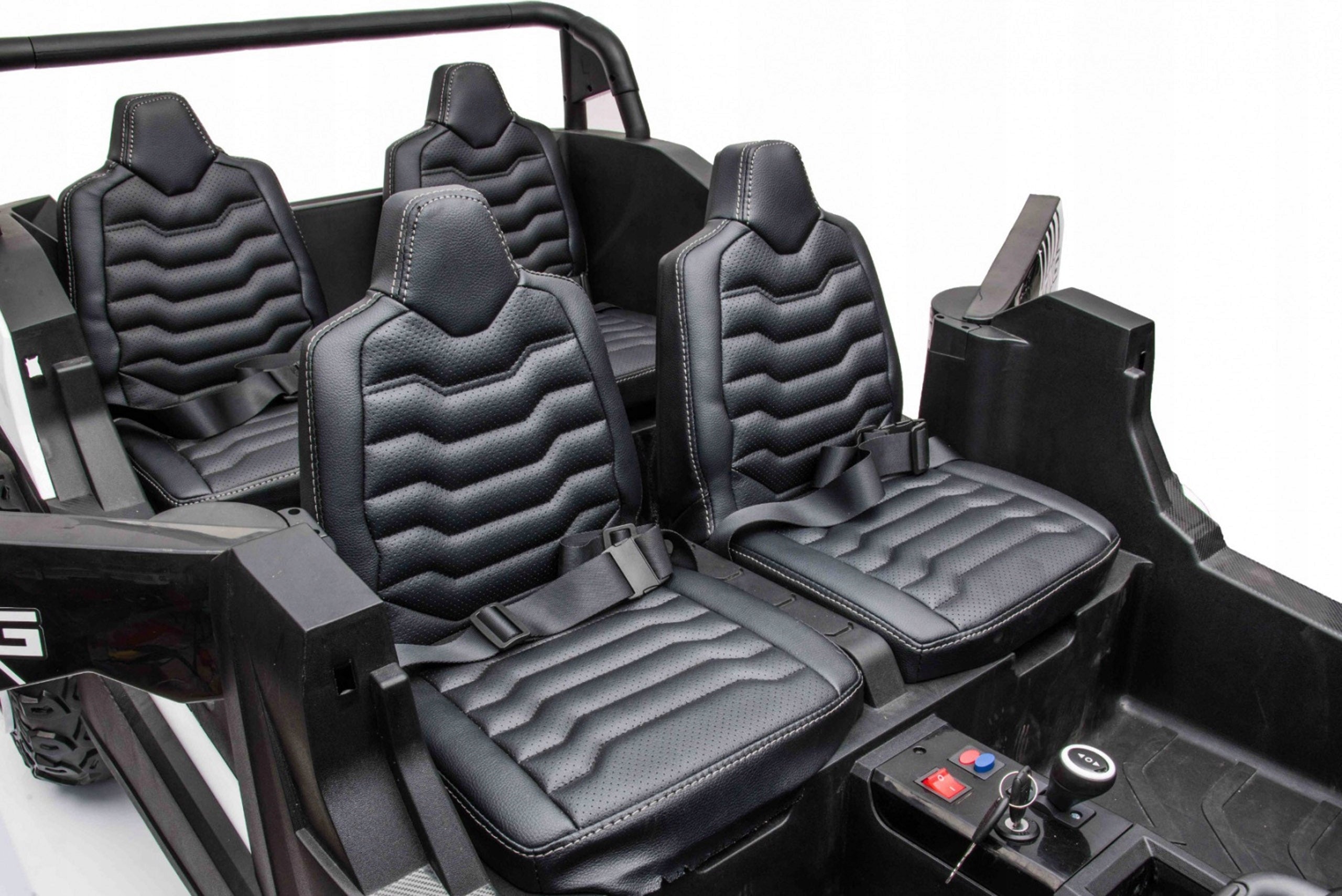 4-Person Vehicle Buggy ATV RACING UTV2000 With Li-ion Battery White Brand Ramiz