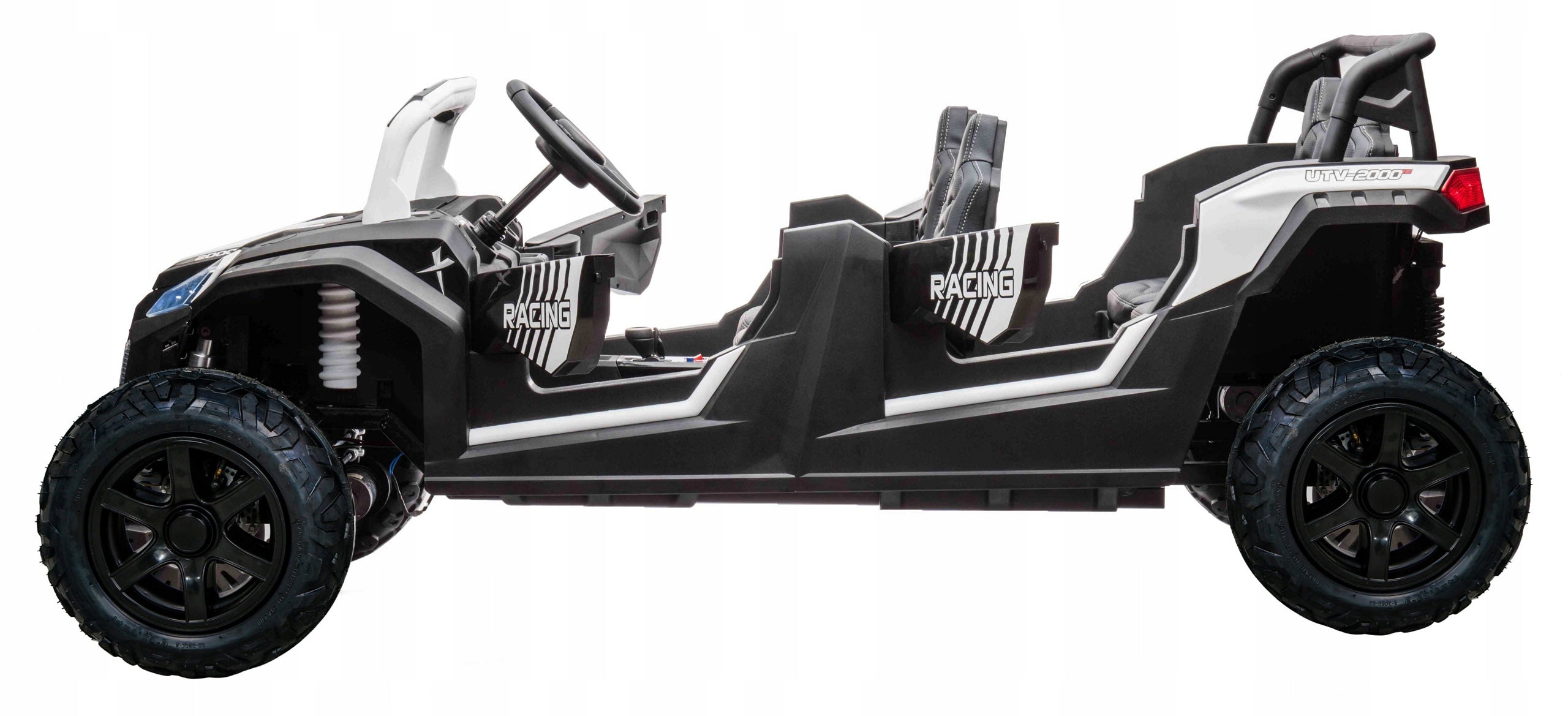 4-Person Vehicle Buggy ATV RACING UTV2000 With Li-ion Battery White Vehicle width 100 cm