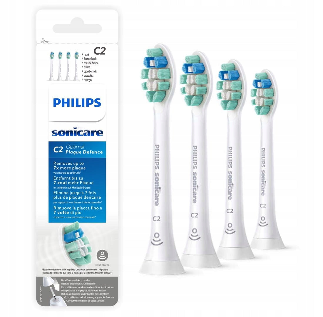 4 Philips sonicare C2 HX9024 Optimal Plaque Defence Brush Tips