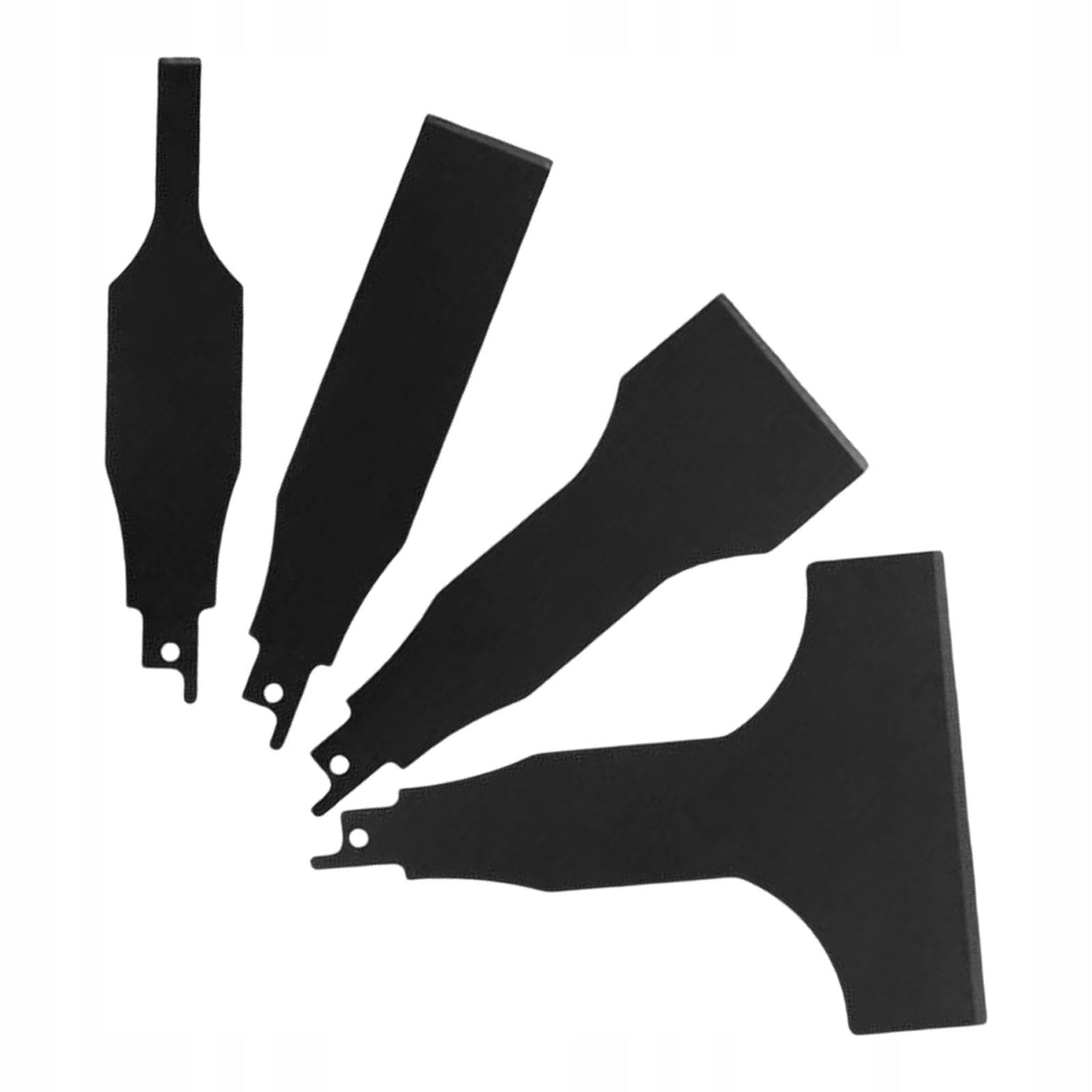 4 Pieces Reciprocating Saw Scraper Blade Removing Tools Sturdy Steel Brand no brand