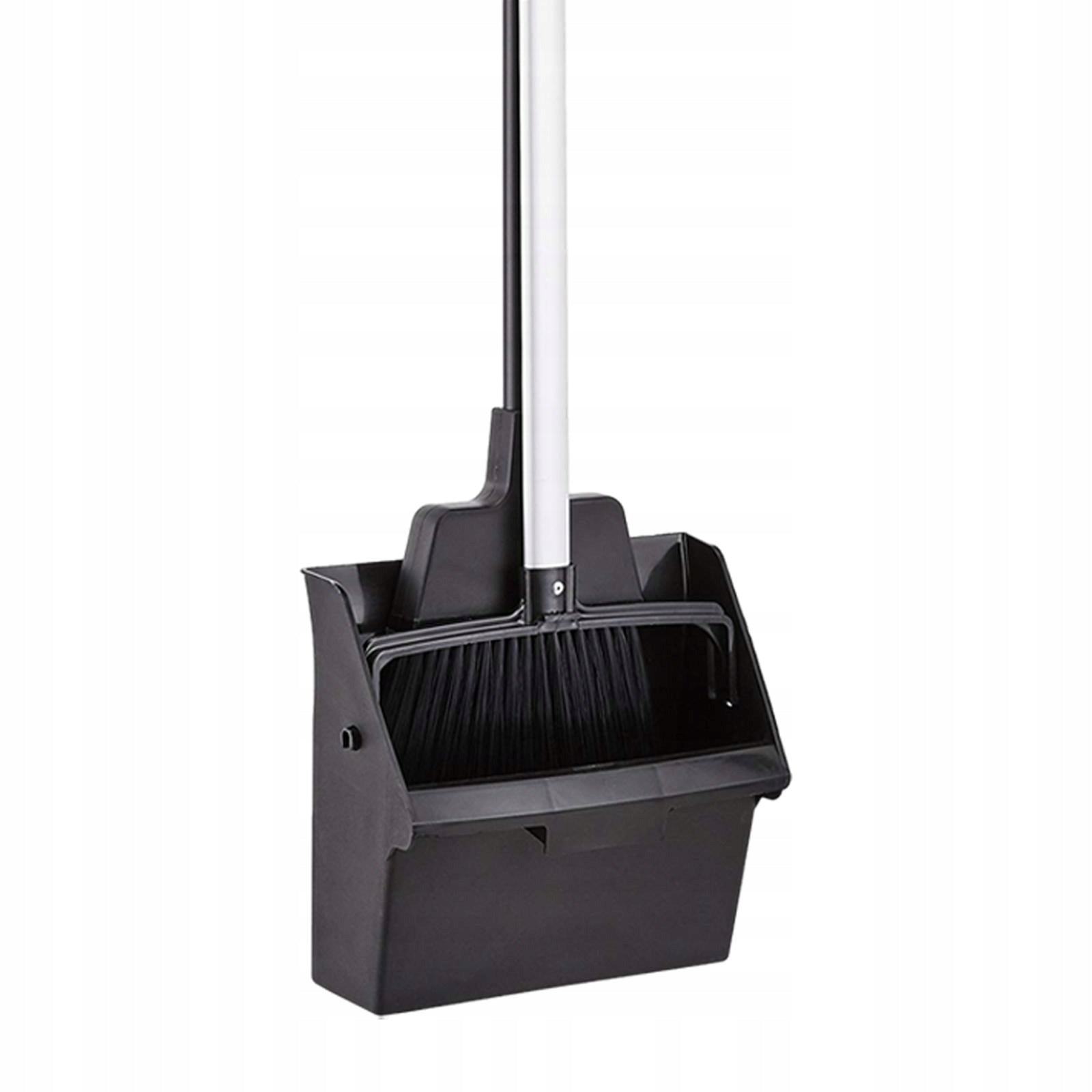 4 Pieces Standing Dustpan and Broom Household Cleaning Broom Set Long Packaging status original