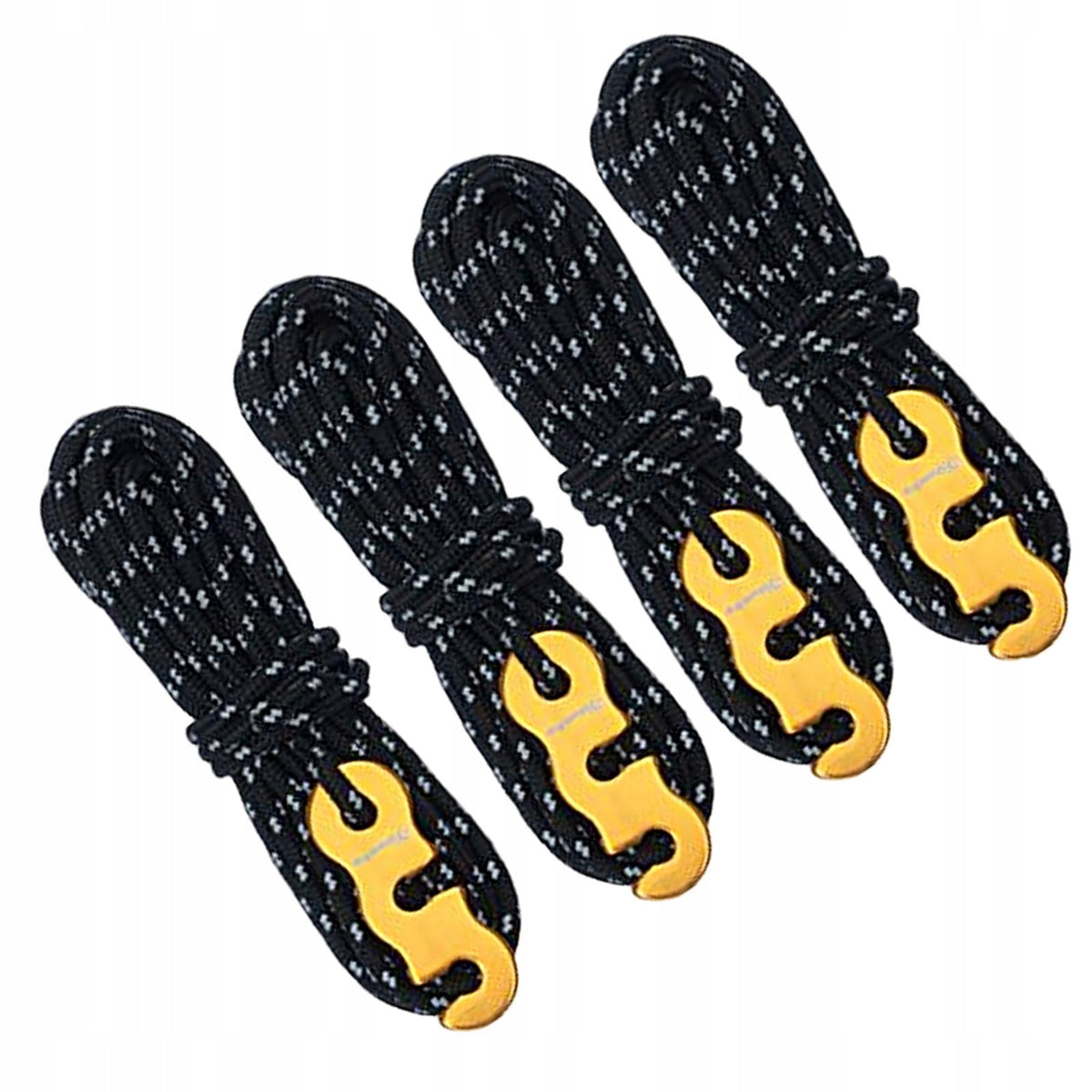 4 Pieces Tent Rope High Strength 3mm Diameter Lightweight Portable Black Manufacturer code 14666036328