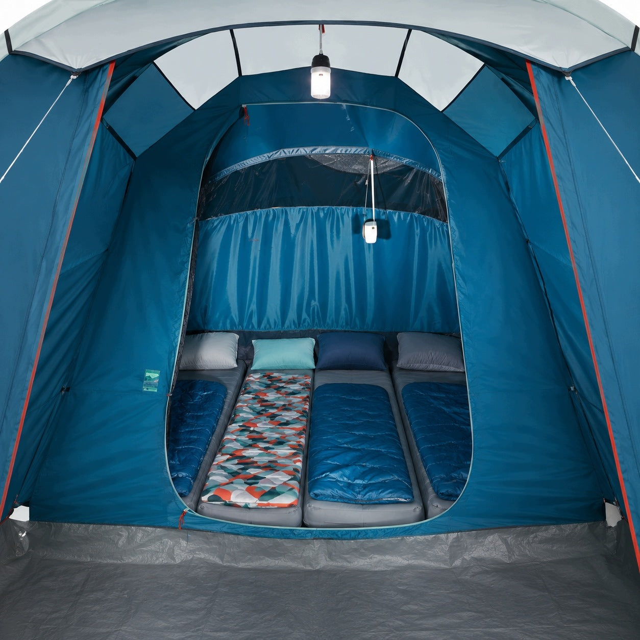 4 SEATER CAMPING TENT WITH VESTIBULE 5m² WATERPROOF FAMILY Manufacturer code NAMIOT 4 OSOBOWY KEMPINGOWY Z PRZEDSIONKIEM