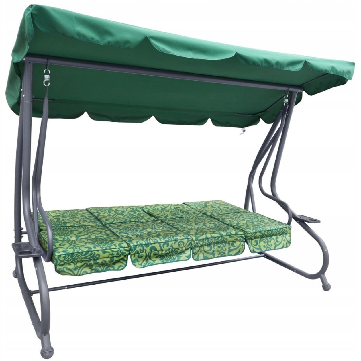 4-SEATER FREESTANDING ROCKING GARDEN SWING WITH CANOPY Kind freestanding