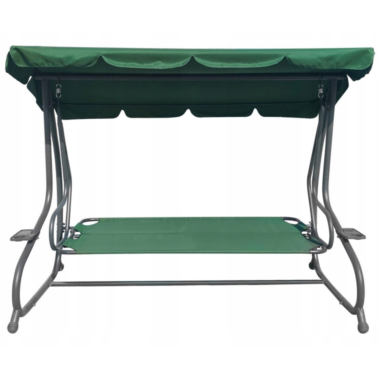 4-SEATER GARDEN SWING WITH VISOR ADJUSTABLE BACKREST + XXL PILLOWS Seat length 193 cm