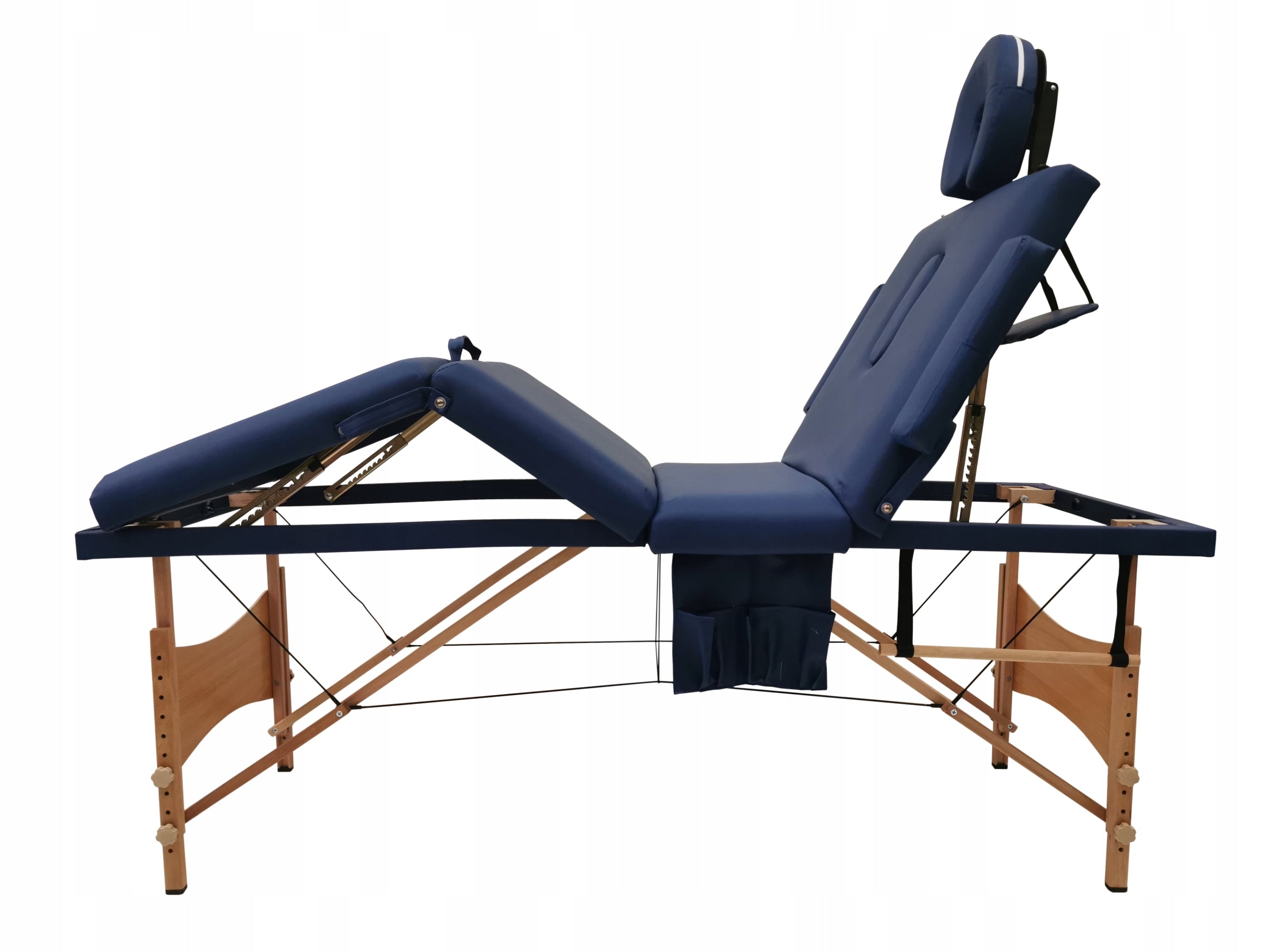 4 SEGMENT BED MASSAGE TABLE AURORA FOLDING PORTABLE BAG AKUPRES Color blue