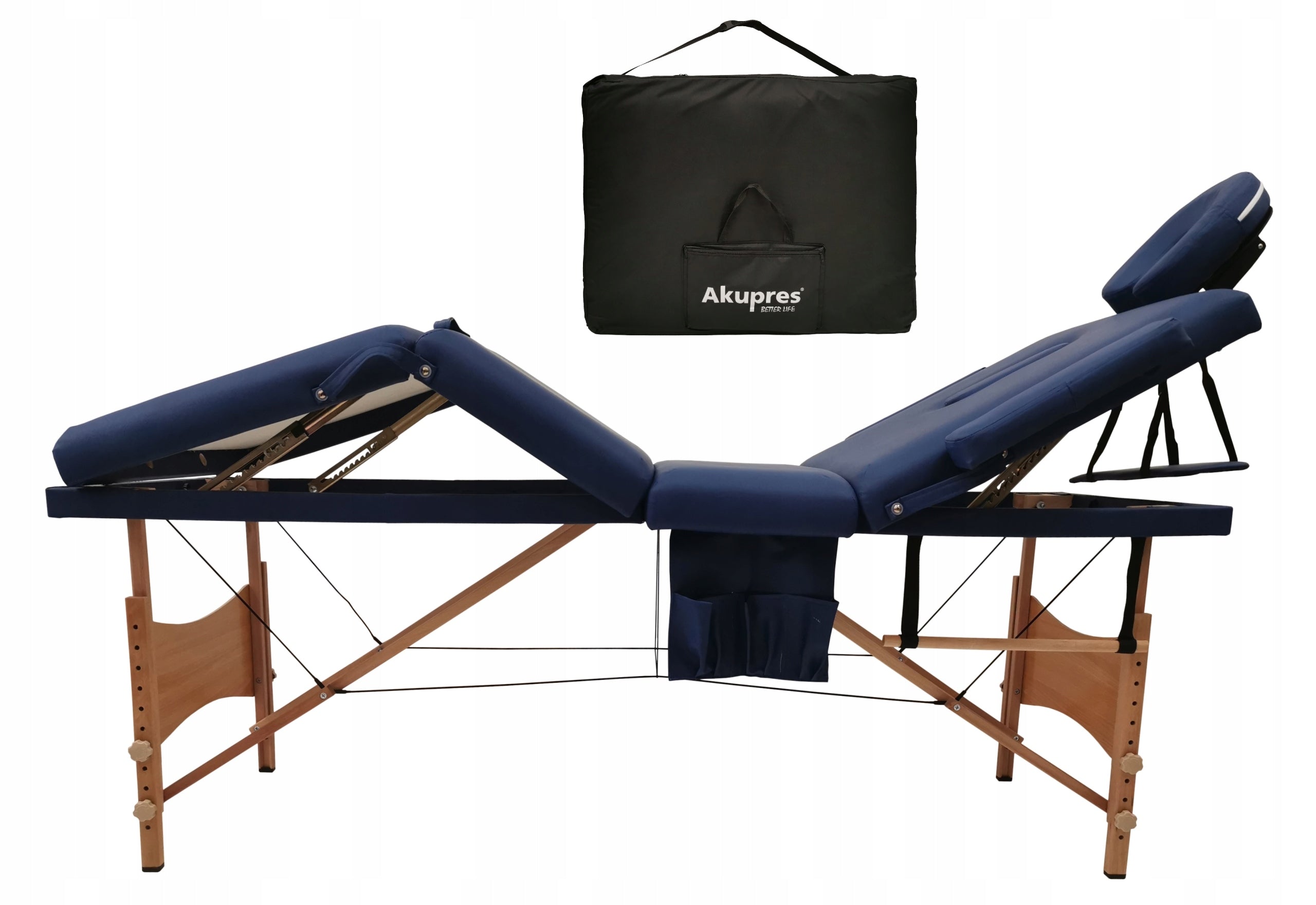 4 SEGMENT BED MASSAGE TABLE AURORA FOLDING PORTABLE BAG AKUPRES