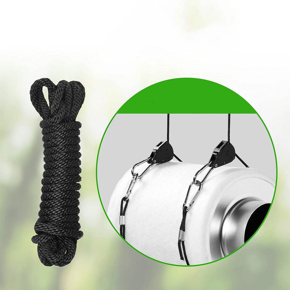 4 SET OF RATCHET ROPES 2M DURABLE ADJUSTABLE ROPE HOOK FOR PLANTS Manufacturer code LINKA ZAPADKOWA