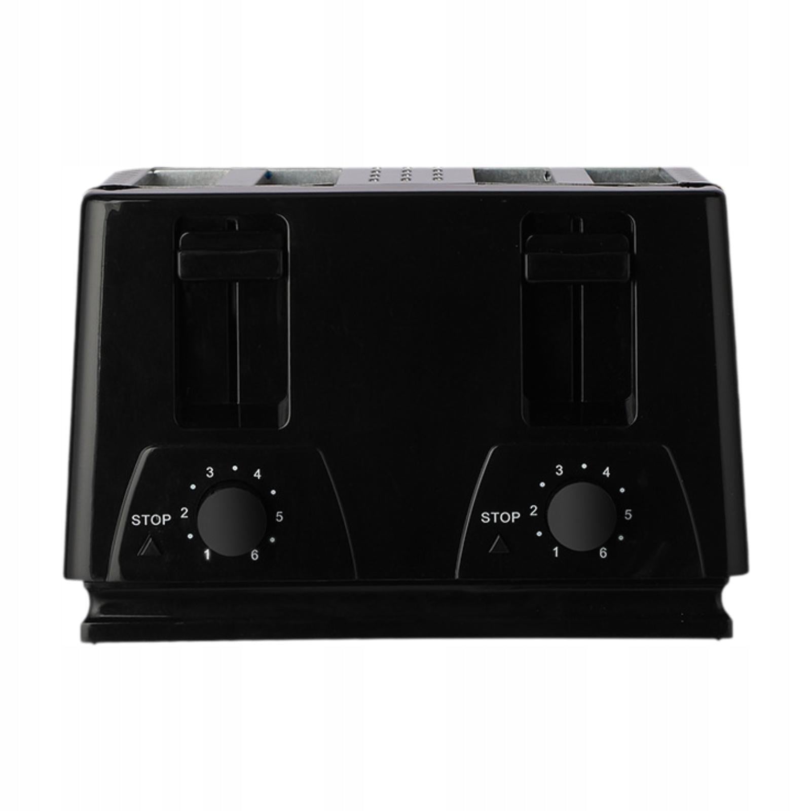 4 Slices Counter Toaster Convenient Multifunction with 2 Control Panels Power rating 1.1 W