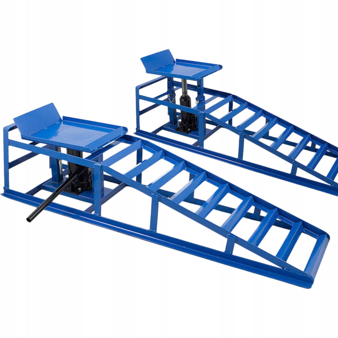 4 Ton Hydraulic Car Ramps With Height Adjustment