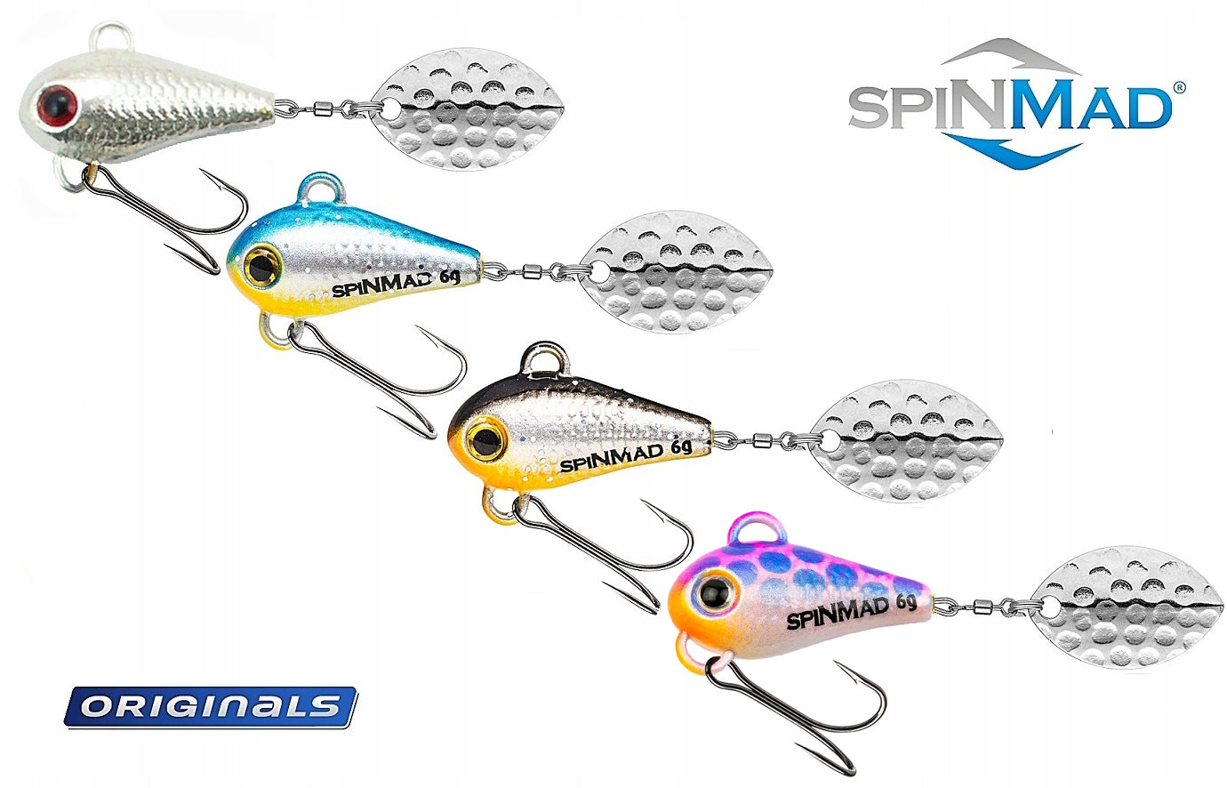 4 X SPINMAD MAG 6 gr s.B + BOX FOR PERCHES AND MORE
