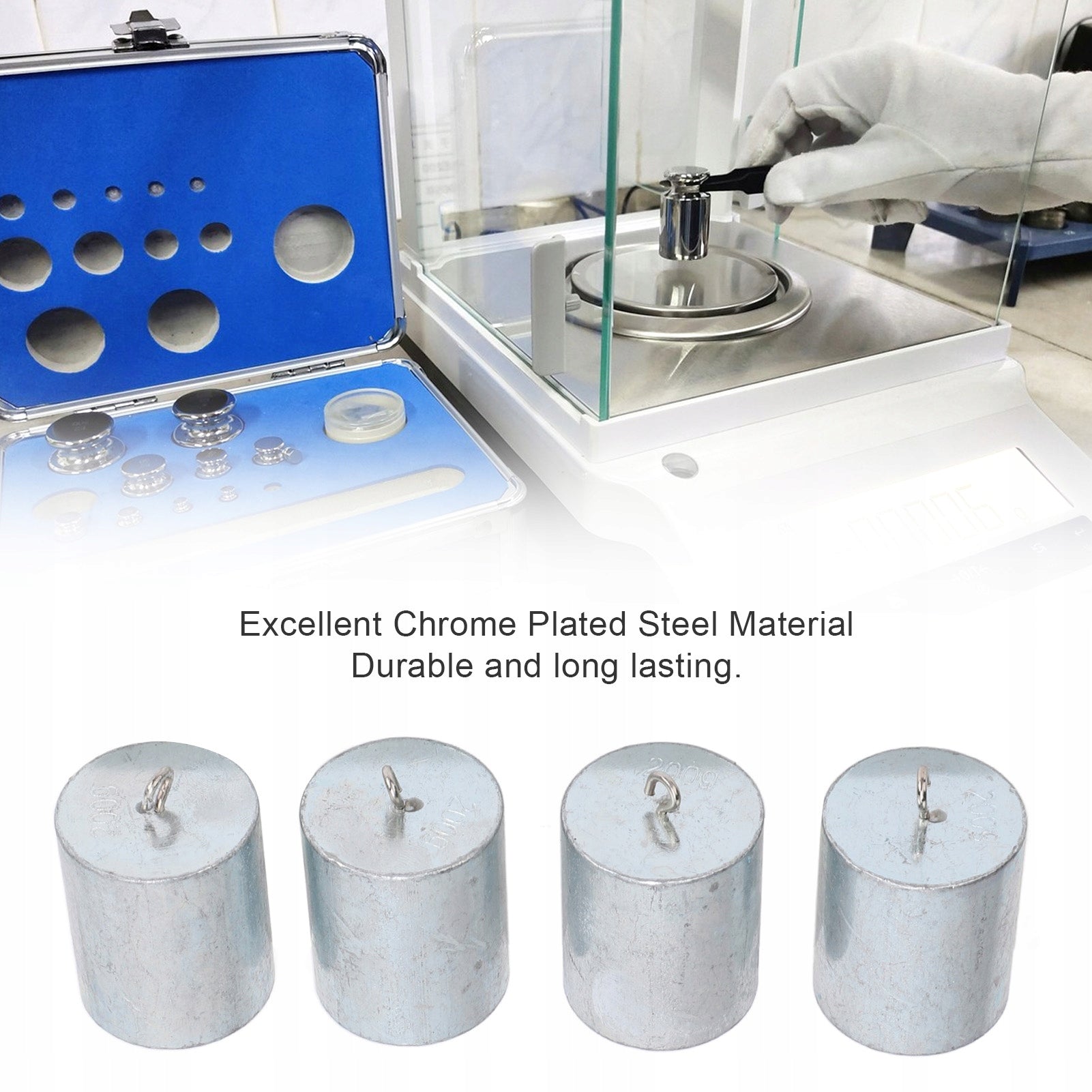 4 X WEIGHT CONTROL STANDARD 200G FOR PRECISION WEIGHT CALIBRATION Brand no brand