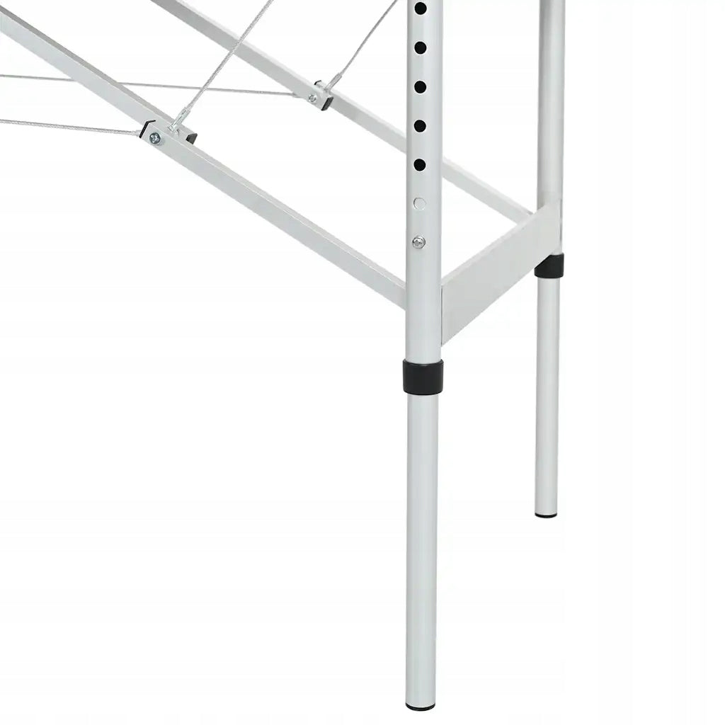 4-Zone Massage Table, Aluminum Frame, White Cream Color Manufacturer code 5906225894736