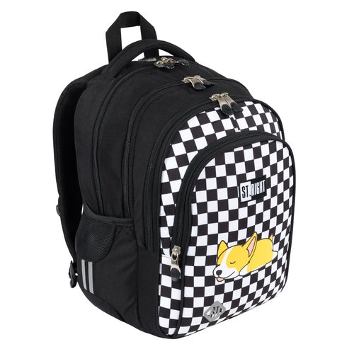 4-chamber school backpack CORGI + pencil case + bag + folder St.Right Manufacturer code bp58