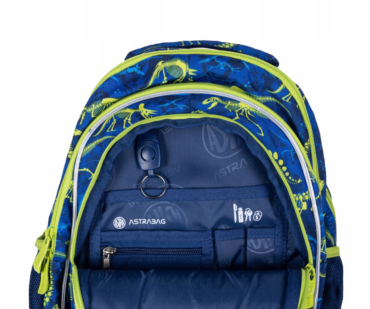 4-chamber school backpack DINOS Astra Brand AstraBag